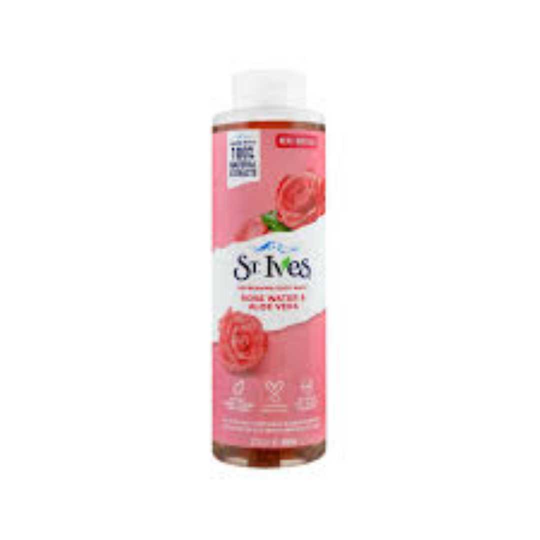 ST.IVES ROSE & ALOE VERA B/WASH 650ML
